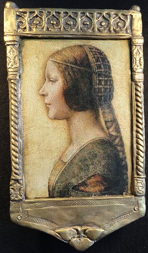 Bianca Sforza by Leonardo da  Vinci